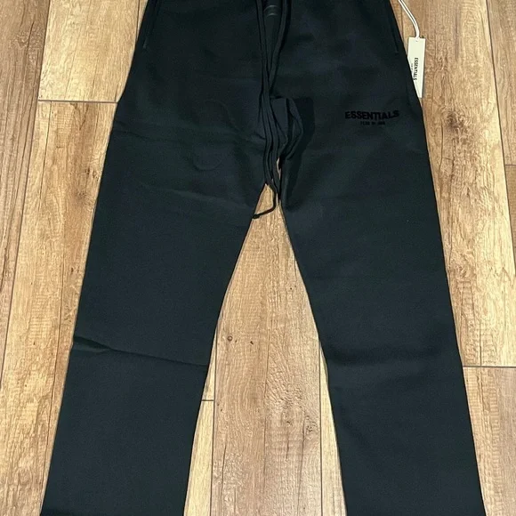 Essentials Fear of God Stretch Limo Black Hoodie and Sweatpants Set - Picture 7 of 16